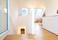 Möblierte 2-Zimmer-Dachgeschosswohnung mit Terrasse nahe U1 Kagran
