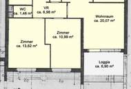 Entzückende 3-Zimmer-Wohnung mit Loggia, Parkplatz und Top-Infrastruktur