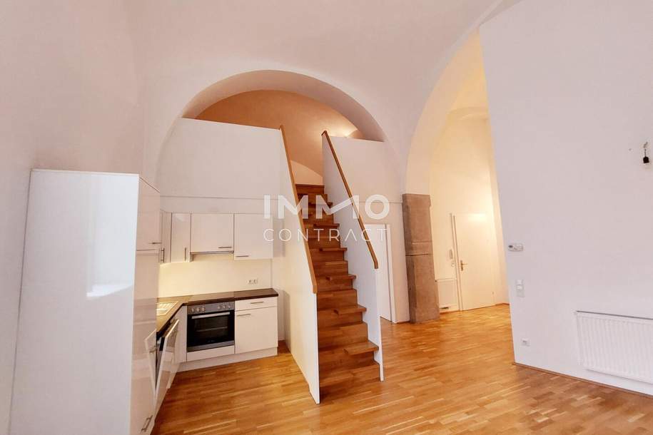 Große Galeriewohnung im Palais Zollamt - Top 39, Wohnung-miete, 1.076,79,€, 4020 Linz(Stadt)