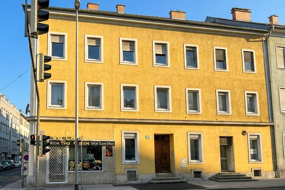 Preisreduktion: WG-geeignete Wohnung mit hochwertiger Einbauküche am Eggenberger Gürtel in Graz!, Wohnung-kauf, 161.460,€, 8020 Graz(Stadt)