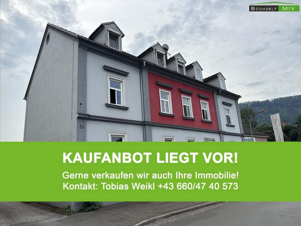 KAUFANBOT LIEGT VOR: Kleine Starter-Wohnung in Donawitz +++ LEOBEN +++