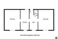 2-Zimmer-Altbau in ruhiger Lage – viel Potenzial zur individuellen Neugestaltung