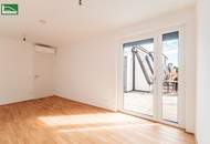 Lichtdurchflutete Erstbezugs-Wohnung mit großer Hof-Terrasse nahe Schönbrunn! Nahe Schönbrunn und mit inkludierter Küche!