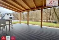 Charmantes Ferien- und Kleingartenhaus auf Eigengrund in idyllischer Bachlage – 3150 Wilhelmsburg