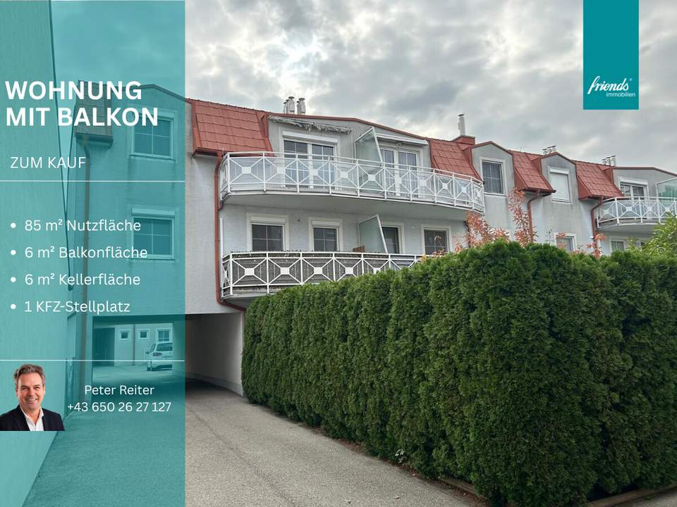 3 Zimmerwohnung & Balkon & Parkplatz