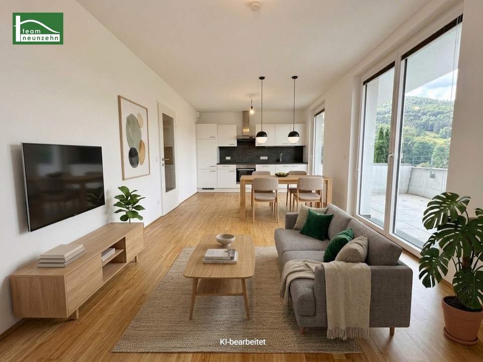 Wohnen und entspannen: Hochwertige 2-Zimmer-Wohnung mit Wohlfühlbalkon!