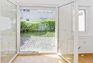 Provisionsfrei! Rendite: 3,5%: noch 1,5 Jahre vermietet-südseitiger Townhouse-Gartentraum/Ruhelage