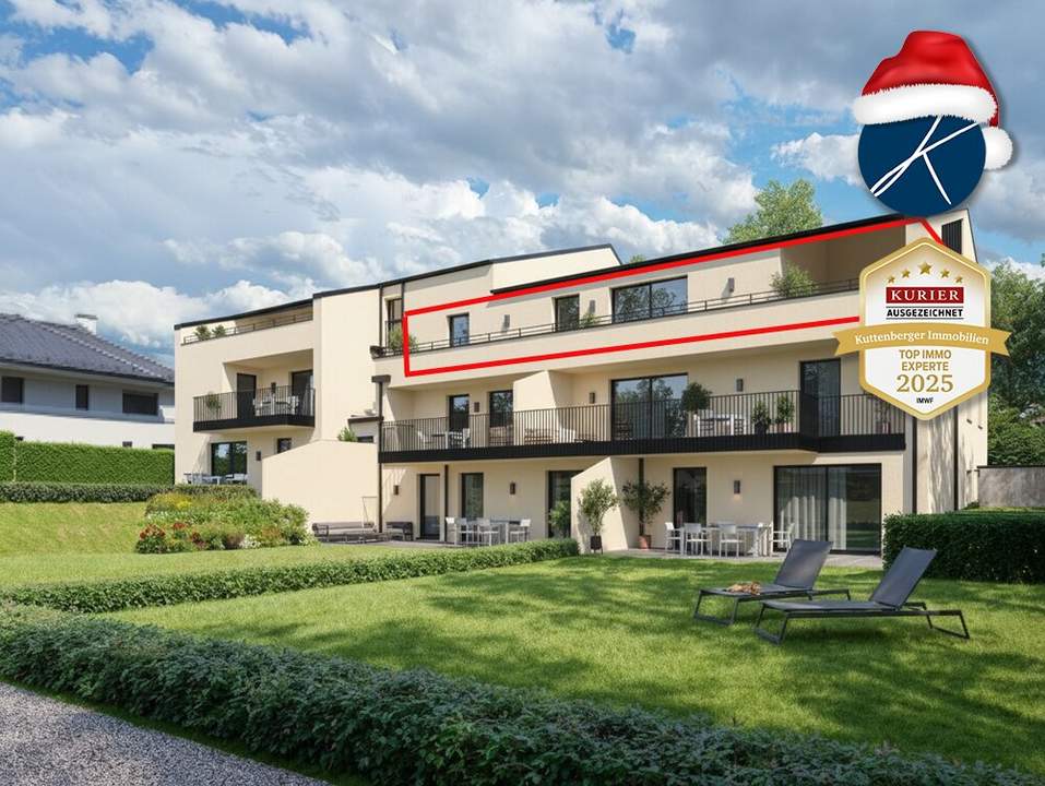 Exklusives Dachgeschoß mit 57m² Terrasse und Sauna (Top 9) - Neubauprojekt am Kremser Steindl