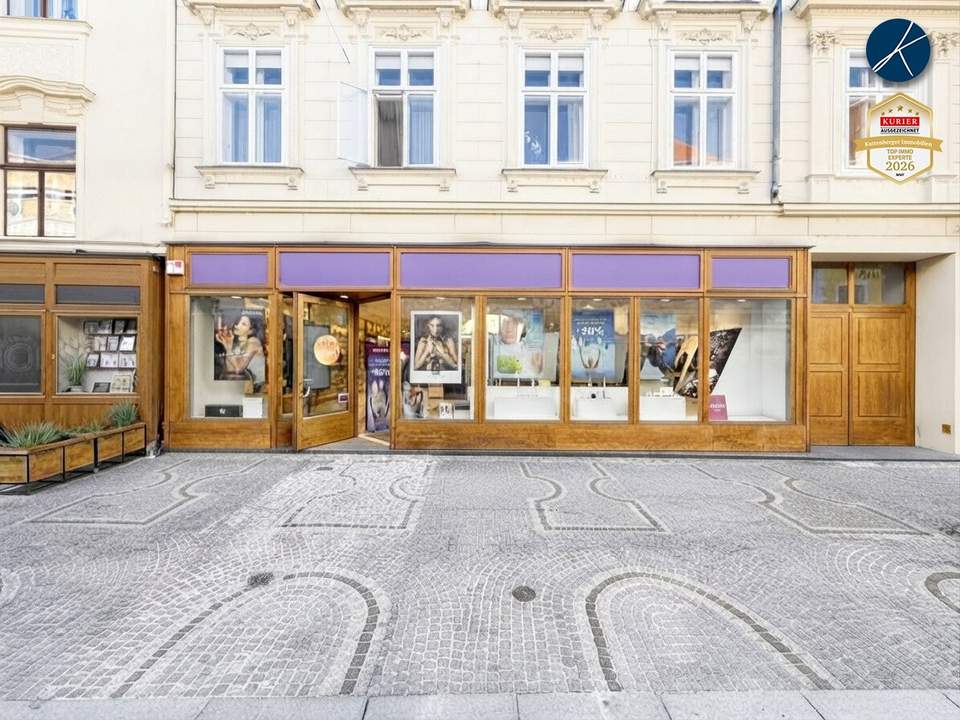 Großzügiges Geschäftslokal in FREQUENZLAGE - direkt am STEINERTOR