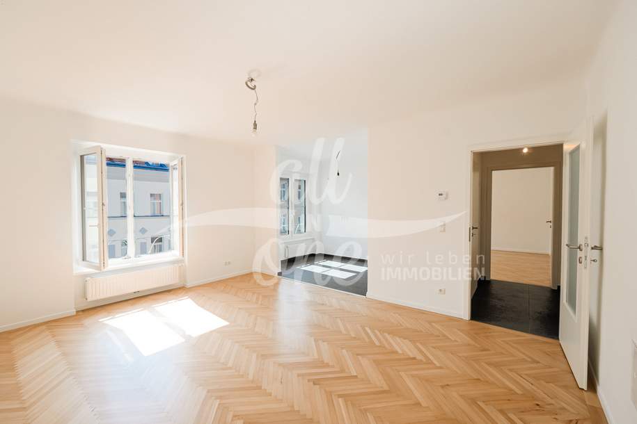 Erstbezug nach Sanierung – 2-Zimmer-Wohnung im 5. Stock mit Lift in Wien Landstraße, Wohnung-kauf, 349.000,€, 1030 Wien 3., Landstraße