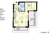 *Provisionsfrei* Neubauwohnung beim Freizeitparadies "alte Donau" 2- Zimmerwohnung mit Terrasse und Balkon, inklusive Küche