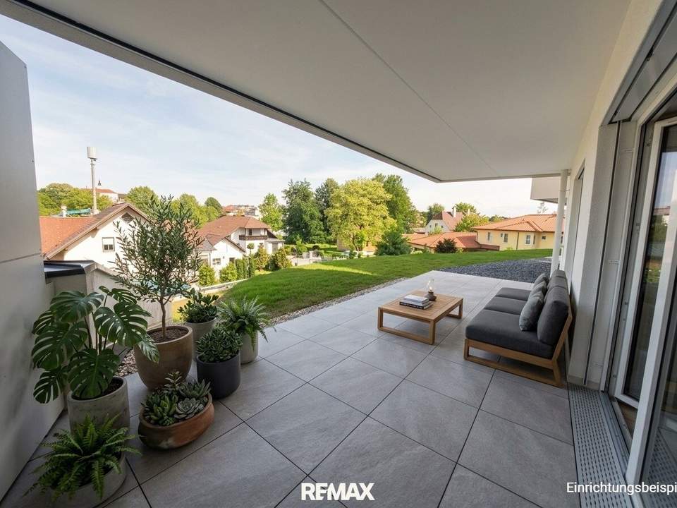 Erstbezug! 2-Zimmer-Mietwohnung mit eigenem Garten & Balkon