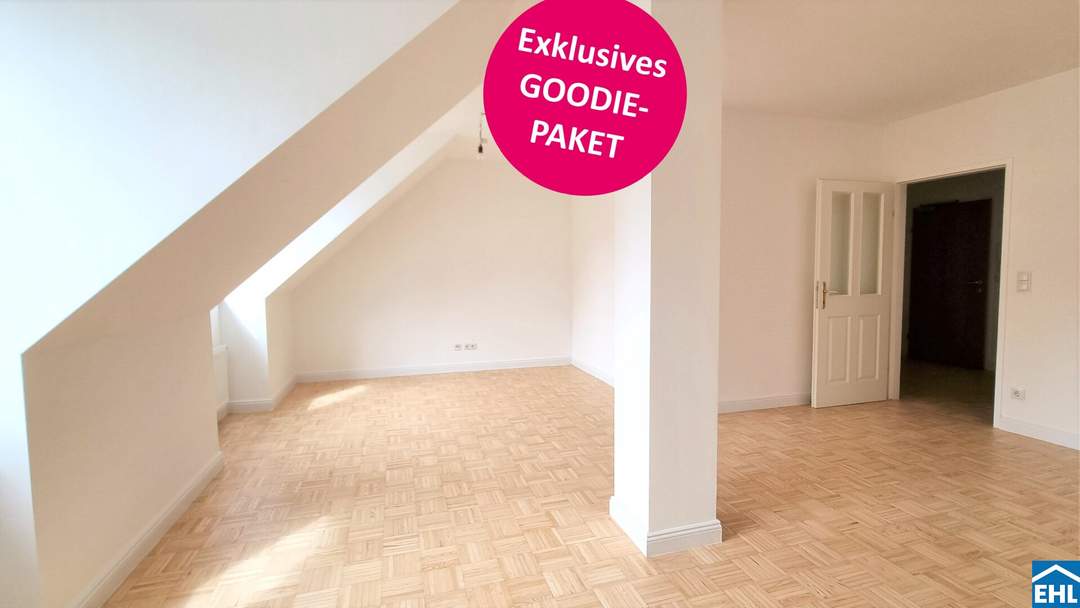 Stilvoller Altbau-Chic mit Eigengarten: Wohnung mit Liebe zum Detail - jetzt ZUCKERL und GOODIE sichern!