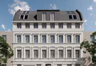 Am Kutschkermarkt | Elegante 4-Zimmer-Altbauwohnung mit rund 9,9 m² großem Balkon, Garagenplatz optional
