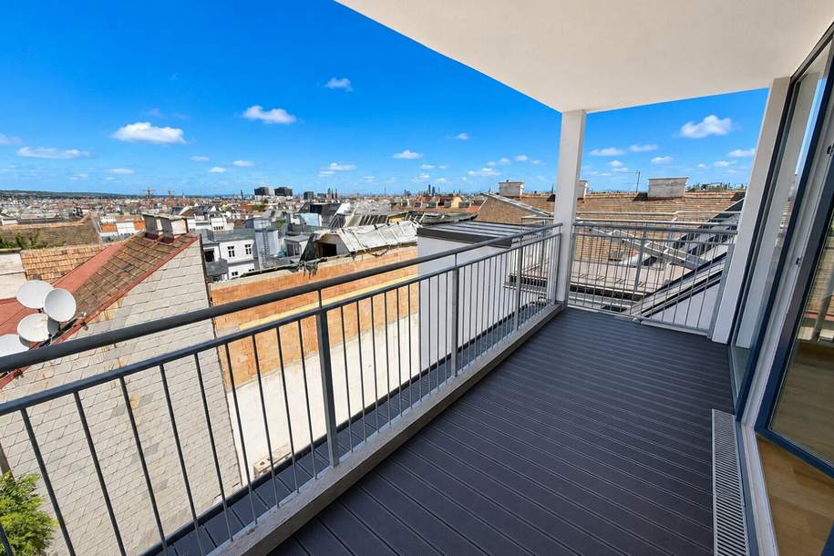 Penthouse über den Dächern Wiens – Maisonette mit Panoramablick in U-Bahn Nähe! Balkon & Terrasse!, Wohnung-kauf, 779.000,€, 1160 Wien 16., Ottakring