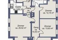 Schmuckstück - stilvolle Dachgeschosswohnung in der Turmvilla inkl. Garten