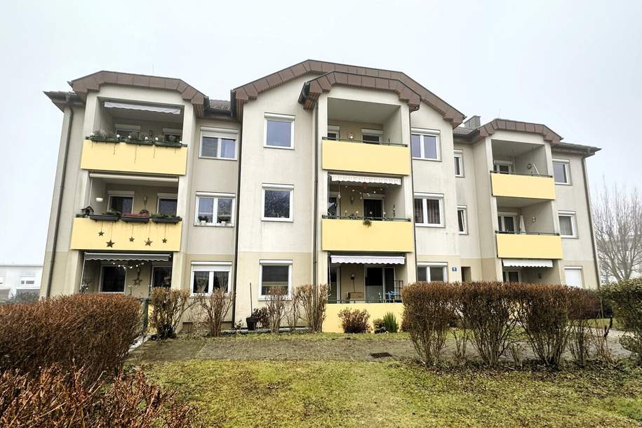 attraktive Eigentumswohnung im 2. Stock mit Lift, Loggia mit wunderschönem Fernblick und Tiefgaragenplatz, Wohnung-kauf, 198.000,€, 7202 Mattersburg