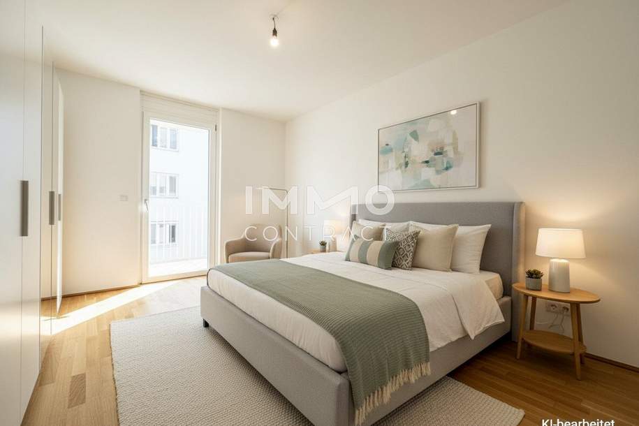 BEIM DONAUUFER: Schöne Familienwohnung im Erstbezug mit zwei Balkonen, Wohnung-kauf, 527.800,€, 1210 Wien 22., Donaustadt