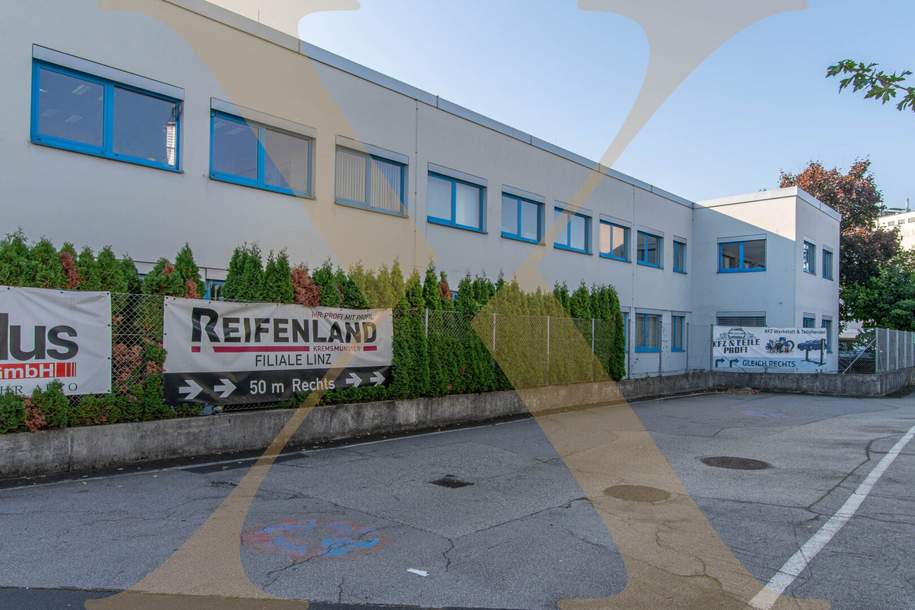 Lagerhalle inkl. Rampe und Lastenlift (Anlieferung EG) mit davorliegender Ladezone in Leonding zu vermieten!, Gewerbeobjekt-miete, 3.279,93,€, 4060 Linz-Land