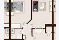 Perfekt als 2er WG geeignet - Sonnige 2,5-Zimmer-Wohnung mit Extraküche nahe der Mur