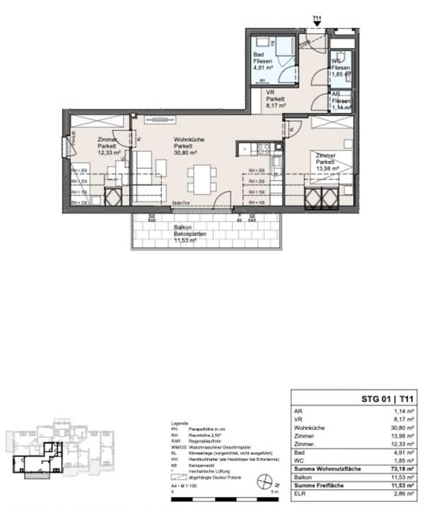 Neues Projekt in der Schwarzelackenau beim Marchfeldkanal - noch 18 Einheiten verfügbar!