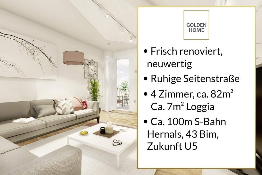 Familienfreundliche Maisonette mit flexiblem Grundriss !