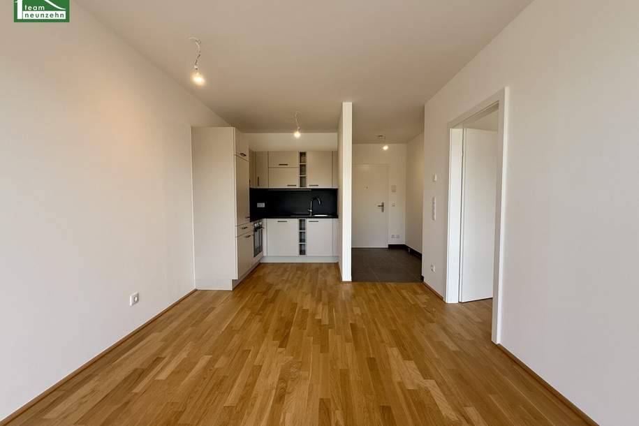 ERSTBEZUG! Moderne 2-Zimmer-Neubauwohnung mit Balkon und Tiefgaragenplatz!, Wohnung-miete, 899,00,€, 2201 Korneuburg