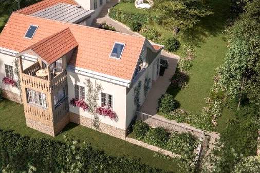 SÜDHANGLAGE AM WIENERWALD - baugenehmigtes Wohnprojekt mit traumhaftem Wienblick - unteres Haus, Haus-kauf, 750.000,€, 1190 Wien 19., Döbling