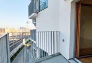 Sonnwendviertel: 1-Zimmer-Wohnung mit Balkon im 16. OG – Fitnessraum, Co-Working &amp; Rooftop-Terrasse inklusive!