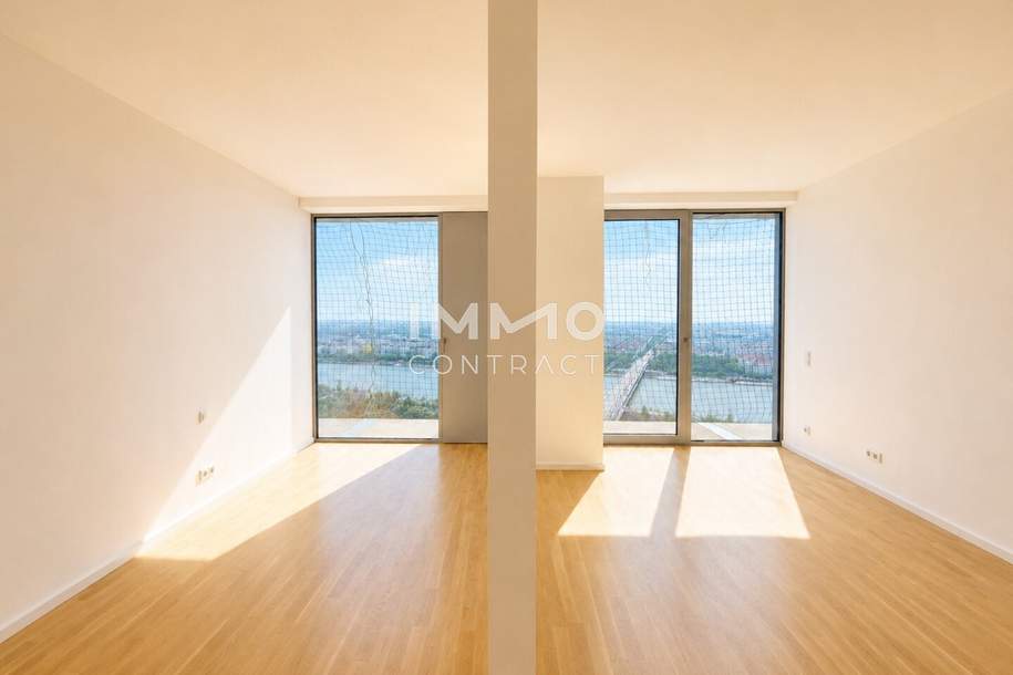 City und Water View inkl. 10m2 Loggia: U1 Donauinsel - DC2 Tower, Wohnung-miete, 1.100,00,€, 1220 Wien 22., Donaustadt