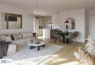 Die Symbiose: Grünblick - hofseitig gelegene 2 Zimmer-Wohnung mit Balkon