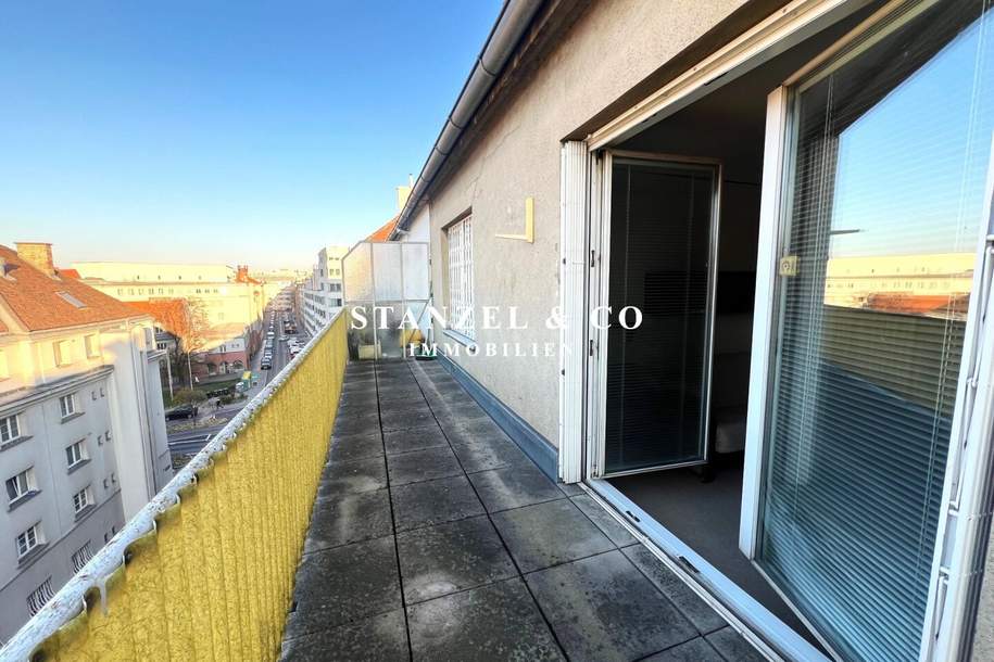 SONNIGES DACHGESCHOSS MIT GROSSER TERRASSE, Wohnung-kauf, 190.000,€, 1120 Wien 12., Meidling