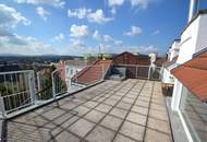 Traumhafter Blick von der Dachterrasse in die Ferne....