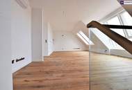 Neuer Preis! Ein Traum im Dach! Luftwärmepumpe + Blick über Wien + Riesenterrasse + High Quality + Rundum saniertes Altbauhaus! Ab ins stylische Dachgeschoss mit WOW-Effekt!