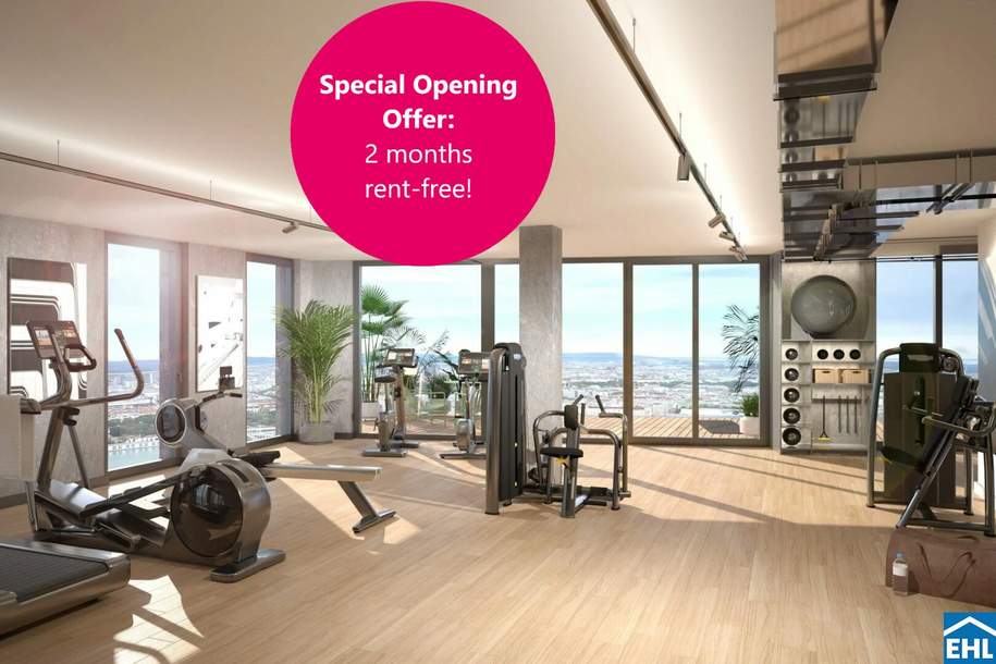 Special Opening Offer: 2 months rent-free!, Wohnung-miete, 2.434,25,€, 1200 Wien 20., Brigittenau