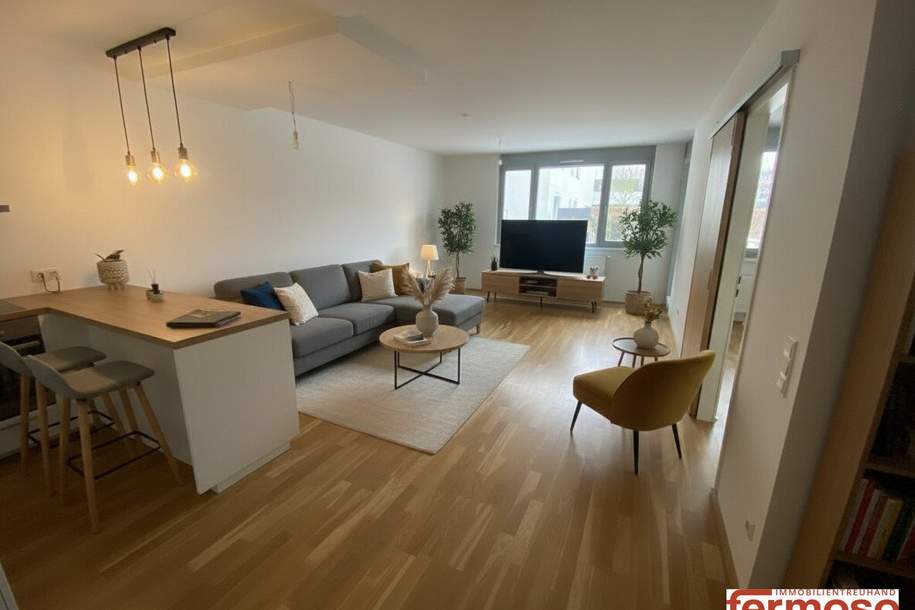 Großzügiges Wohnen mit Garten & Terrassen – 4-Zimmer-Neubau mit viel Freiraum, Wohnung-miete, 2.149,00,€, 1210 Wien 21., Floridsdorf