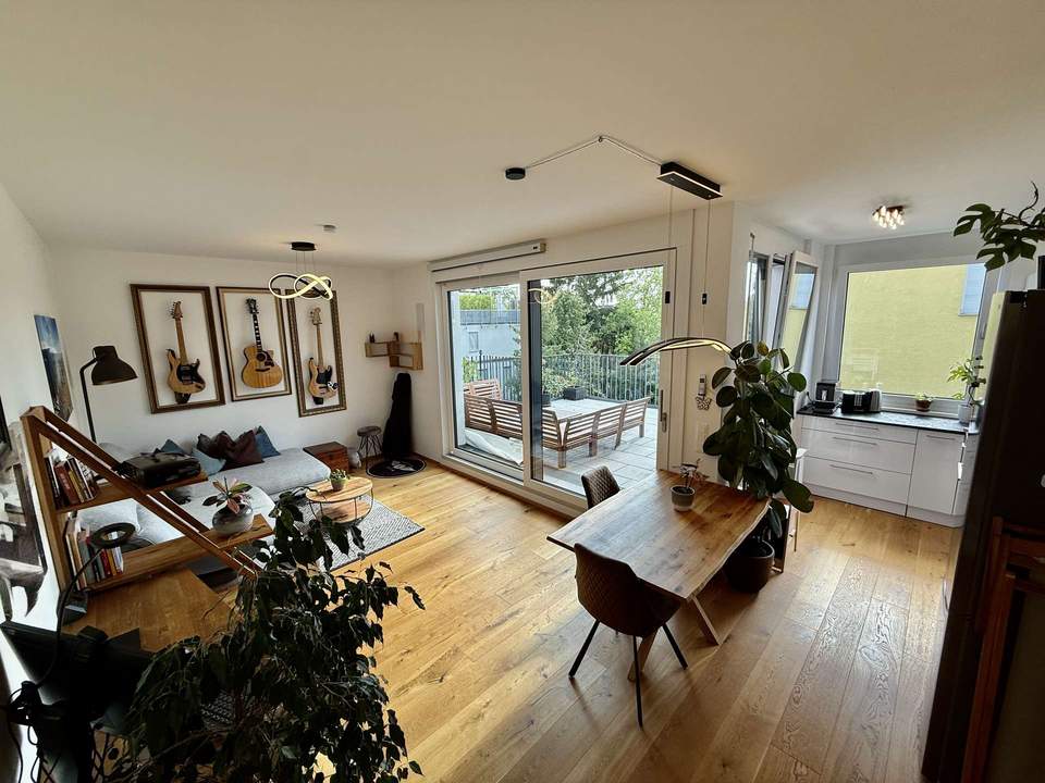 Wohnen an der alten Donau – Stilvoll ausgestattete Neubauwohnung bei Kaisermühlen & Panoramalage