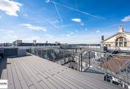 Löwelstraße: Klimatisierte Maisonette-Wohnung mit Dachterrasse in top Innenstadtlage - ab sofort!