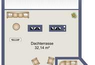 Über die Dächer von Wien - 4-Zimmer Dachgeschosswohnung
