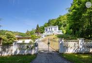 Wienerwald-Idylle für Anspruchsvolle: 6 Zimmer & Wintergarten | Westterrasse, Erdwärme & Doppelgarage