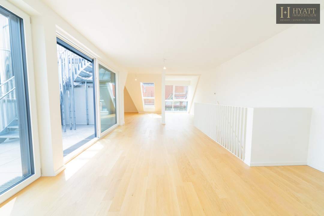 Exklusive Maisonette-Wohnungen | Terrassen | Dachterrassen | 360° Rundumblick | Toplage 1180 | Nähe Kutschkermarkt