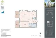 Erstbezug und provisionsfrei: 3 Zimmer mit 2 Balkone - Luxuriös Wohnen im exklusiven Prachtgarten