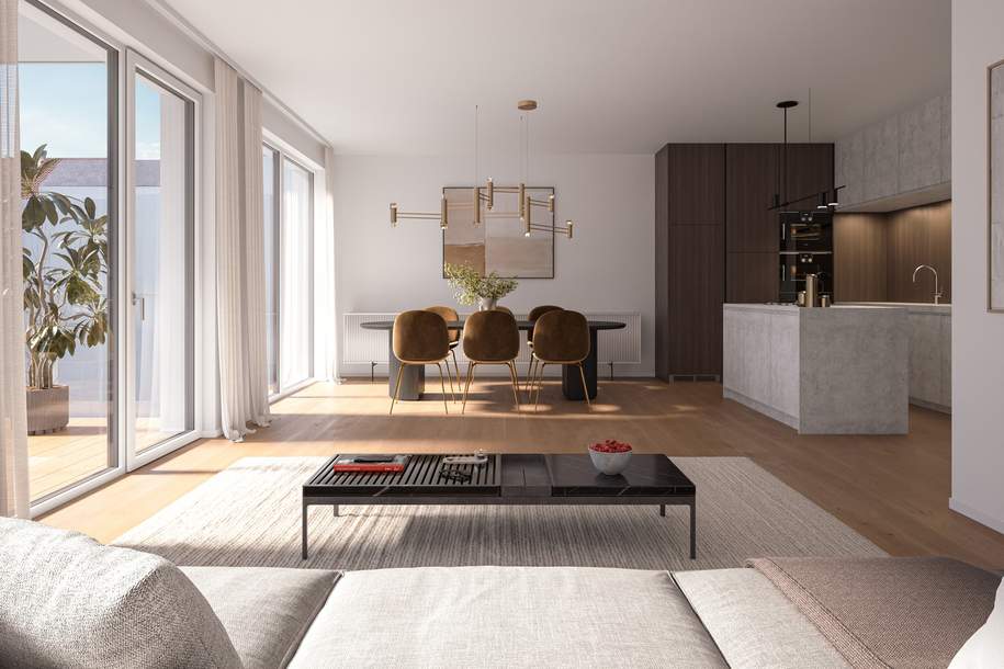 KAISERMÜHLEN: FAMILIENHIT 3-ZIMMER MIT TERRASSE, Wohnung-kauf, 848.200,€, 1220 Wien 22., Donaustadt