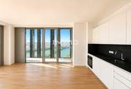 43. Etage Signature Skyline Supreme – Süd-Eckresidenz - 3 Zimmer, Freifläche und mit Panorama über Wien und Donau