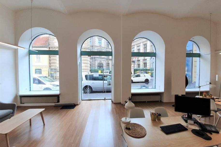 JOSEFSTÄDTER STRASSE: Geschäftslokal in ausgezeichneter Lage!!, Gewerbeobjekt-miete, 2.884,44,€, 1080 Wien 8., Josefstadt