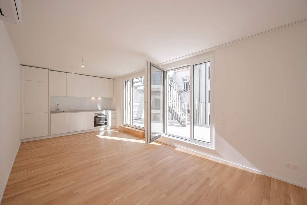 ++NEU++ 4 Terrassen!!! Sensationelle 2-Zimmer Dachgeschoss-ERSTBEZUG