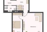 2 Zimmer Wohnung | KLIMAPOSITIVY | Küche und Wohnzimmer getrennt | KEIN GAS!
