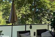 Elegante, neue 2 Zimmerwohnung mit grossartigem Balkon und Grünblick