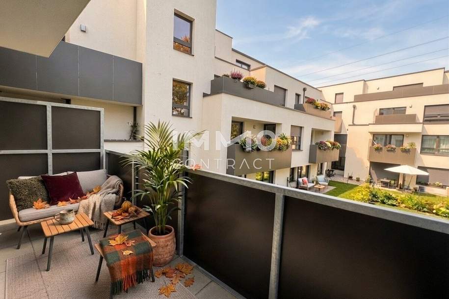 Top geschnittene 3-Zimmer-Balkonwohnung mit Privatgarten im Hof – provisionsfrei!, Wohnung-kauf, 239.500,€, 1220 Wien 22., Donaustadt