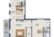 " 3-Zimmer-Wohnung mit Balkon in historischer Villa "
